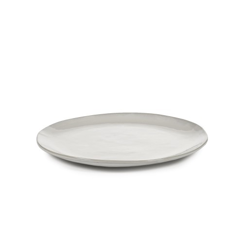 Assiette de présentation céramique 30.5cm Blanc cassé La Mère  - Marie Michielssen Serax