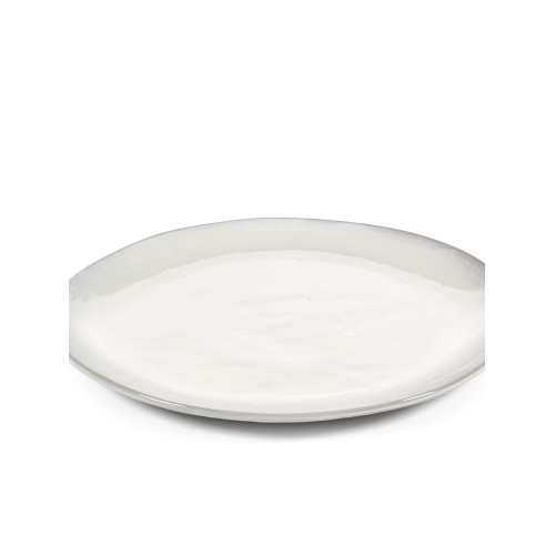 Assiette de présentation céramique 30.5cm Blanc cassé La Mère  - Marie Michielssen Serax