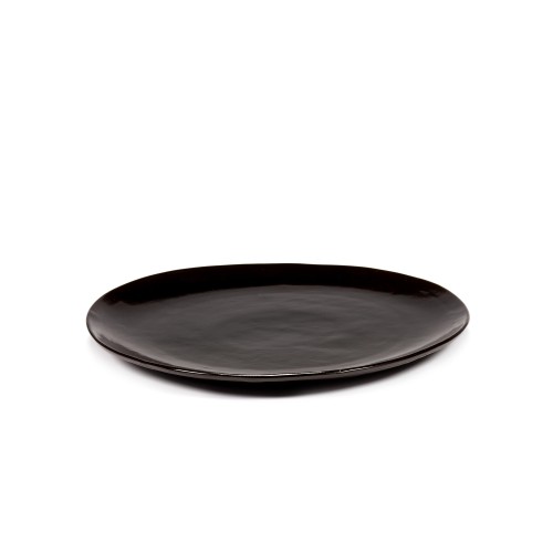 Assiette de présentation céramique 30.5cm Brun foncé La Mère Serax Marie Michielssen