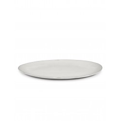 Plat ovale céramique 37.5x27.5cm La Mère Blanc cassé - Marie Michielssen, Serax