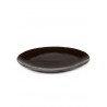 Plat ovale céramique 37.5x27.5cm La Mère Brun foncé - Marie Michielssen, Serax