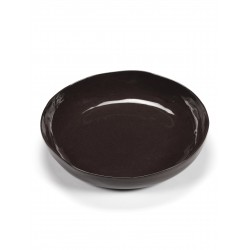 Plat rond L céramique Brun foncé D37cm La Mère Serax - Marie Michielssen