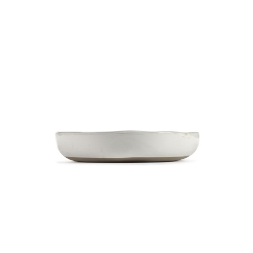 Plat rond M céramique Blanc cassé D31.5cm La Mère Serax - Marie Michielssen