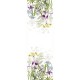 Chemin de table pur lin prélavé Iris d'Hiver Blanc, Garnier-Thiébaut