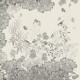 Nappes champêtres métis lavé lin et coton Monochrome Fusain, Garnier-Thiébaut