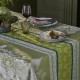 Nappe enduite sur mesure Mille Botanique Mousse, laize 155cm, Garnier-Thiébaut