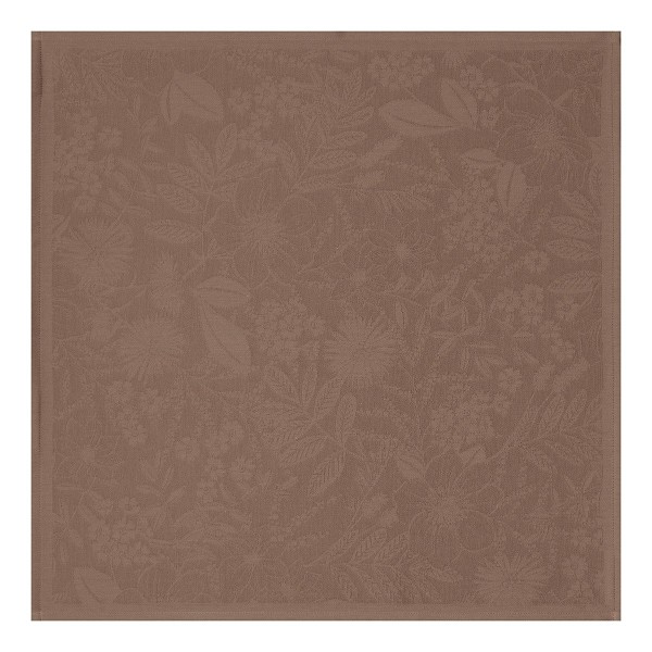 Serviettes de tables unies Cottage Beige, Le Jacquard Français