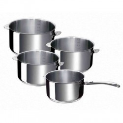  Série de 4 casseroles inox Evolution, Beka