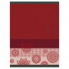 Torchon essuie-mains Lumières d'étoiles Rubis, Le Jacquard Français (par 4)