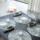 Set de table antitache pur lin Souveraine Argent, Le Jacquard Français