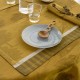 Sets de table pur lin Souveraine Or, Le Jacquard Français