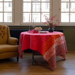 Nappe coton Cottage Fleury, Le Jacquard Français