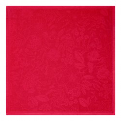 Serviettes de table unies Cottage Rouge, Le Jacquard Français