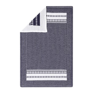 Linge de Bain double nid d'abeilles Bath Club Ecume Marine, Le Jacquard Français 2