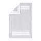 Serviette invité double nid d'abeilles Bath Club Gris Minéral 30x50cm, Le Jacquard Français
