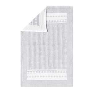 Linge de Bain double nid d'abeilles Bath Club Gris Minéral, Le Jacquard Français 2
