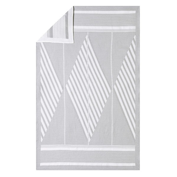 Drap de bain double nid d'abeilles Bath Club Gris Minéral 90x150cm, Le Jacquard Français