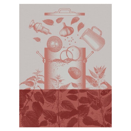 Torchons de cuisine Velouté d'orties Vitaminé, Le Jacquard Français