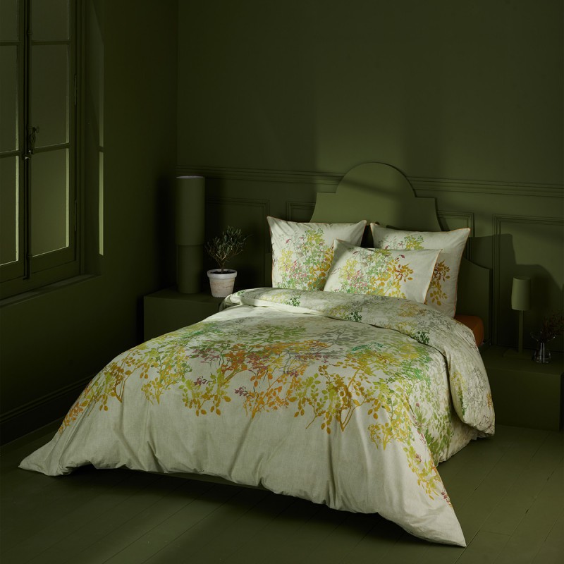 housse de couette, linge de lit, percale de coton, champetre, qualite