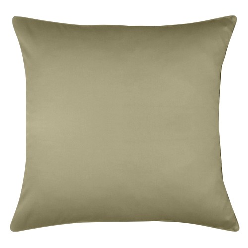 Garnier-Thiébaut -Taies d'oreiller unies en satin de coton 120 fils/cm² Ava Mordoré