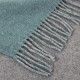 Plaid laine/autres fibres Duetto Canard 130x170cm, Garnier-Thiébaut