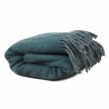 Plaid laine/autres fibres Duetto Canard 130x170cm, Garnier-Thiébaut