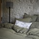 Nouvelle Vague Kaki, Parure de lit en pur lin lavé français Alexandre Turpault