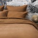 Nouvelle Vague Teck, Parure de lit en pur lin lavé français Alexandre Turpault
