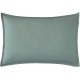 Taie d'oreiller rectangle en percale de coton unie Première Agave, Essix