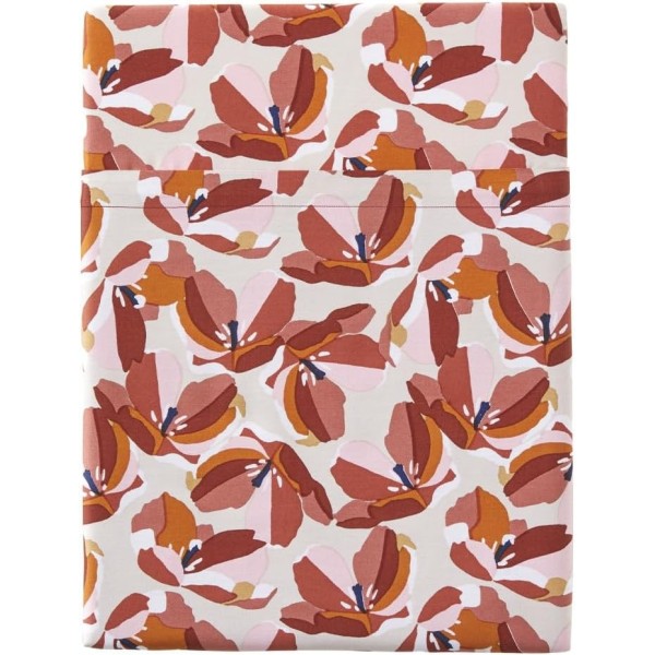 Allegoria drap plat imprimé en satin de coton 80 fils/cm², Essix