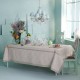 Nappe de table jacquard pur lin Harmonie Beige, Garnier-Thiébaut