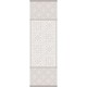 Chemin de table jacquard pur lin antitache Harmonie Beige, Garnier-Thiébaut