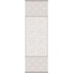 Chemin de table jacquard pur lin antitache Harmonie Beige, Garnier-Thiébaut