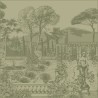 Serviettes de table Jardin spirituel Olive, Garnier-Thiébaut (par 4)