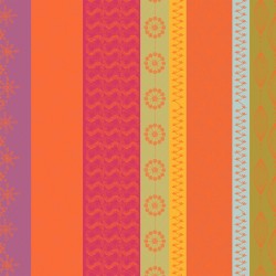 Serviettes de table Mille Broderies Samba, Garnier-Thiébaut