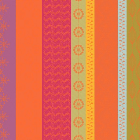 Serviettes de table Mille Broderies Samba, Garnier-Thiébaut