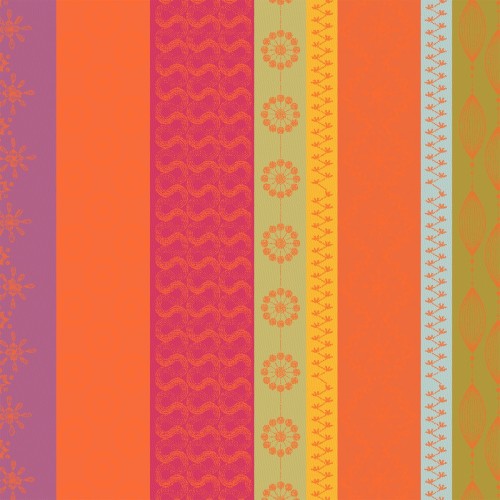Serviettes de table Mille Broderies Samba, Garnier-Thiébaut