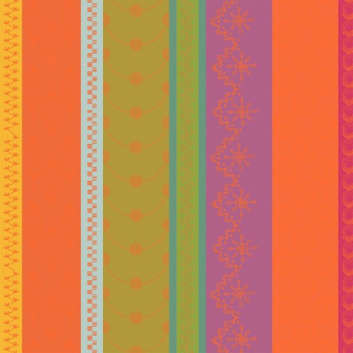 Serviettes de table Mille Broderies Samba, Garnier-Thiébaut