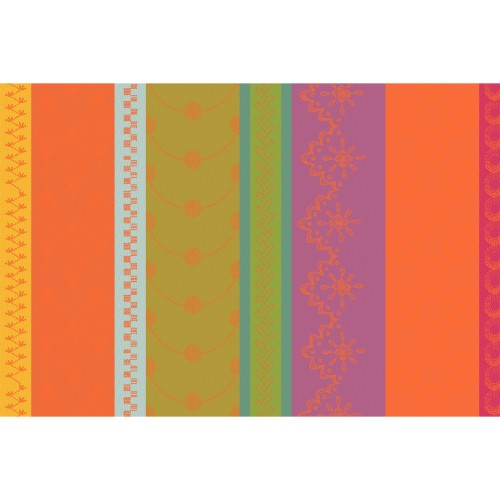 Set de table enduit Mille Broderies Samba, Garnier-Thiébaut