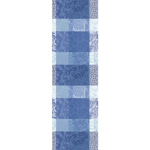 Chemin de table Mille Rameaux Bleu, Garnier-Thiébaut