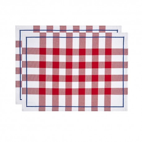 Set de table anti tache Bistrot Français Rouge, Le Jacquard Français