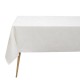 Nappe enduite sur mesure Marie Galante Blanc, Laize 180cm, Le Jacquard Français