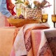 Serviettes de table Mumbai Marigold, Le Jacquard Français