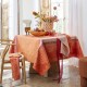 Nappe enduite sur mesure Mumbai Marigold, laize 155cm, Le Jacquard Français