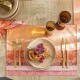 Set de table enduit Mumbai Marigold, Le Jacquard Français 