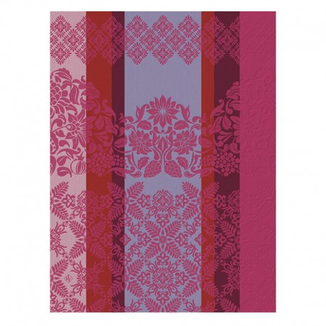 Torchons de cuisine Mumbai Fuchsia, Le Jacquard Français