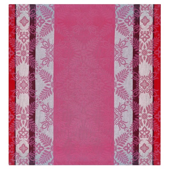 Serviettes de table Mumbai Fuchsia, Le Jacquard Français