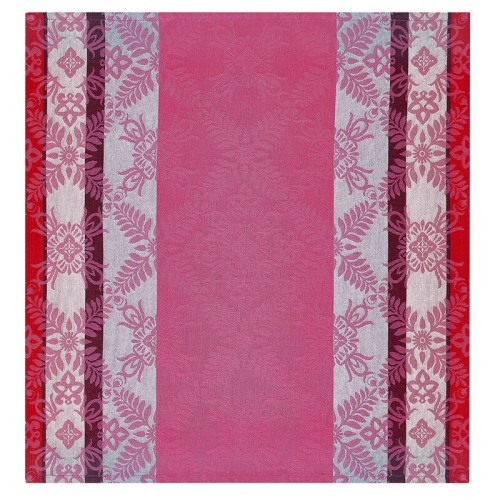Serviettes de table Mumbai Fuchsia, Le Jacquard Français