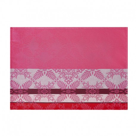 Set de table enduit Mumbai Fuchsia, Le Jacquard Français 