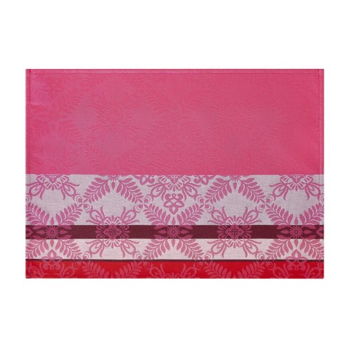 Set de table enduit Mumbai Fuchsia, Le Jacquard Français 